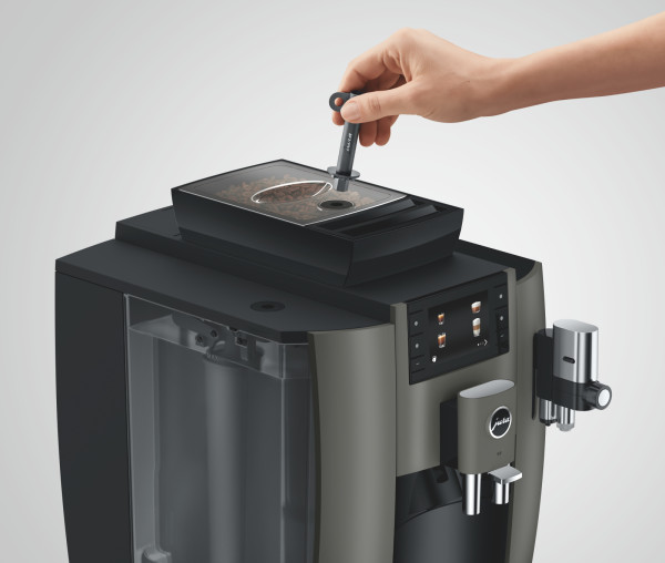 W8 Dark Inox (EA) - Lockable bean container