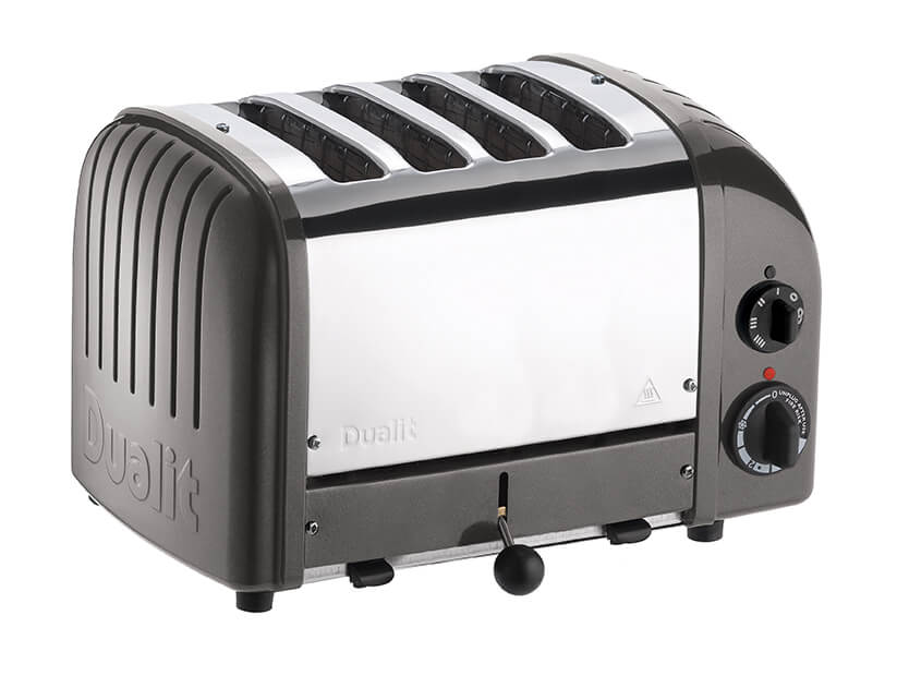 TOASTER CLASSIC 4 NEWGEN METALLIC CHARCO