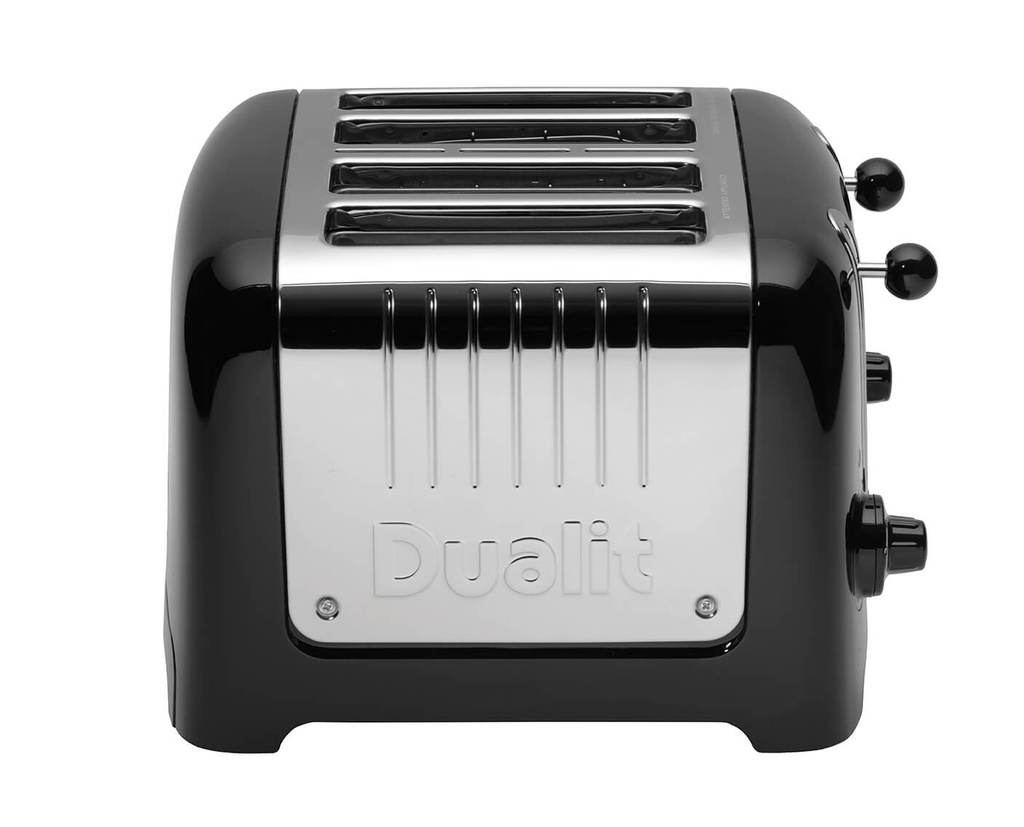 Lite 4-Slot Gloss Black Toaster