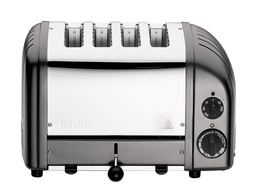 [DU47034] ​​Classic 4-Slot NewGen Metallic Charcoal Toaster