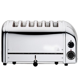[DU60165] Classic 6-Slot Polished Toaster