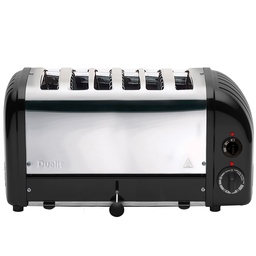 [DU60167] ​​​​Classic 6-Slot Black Toaster 